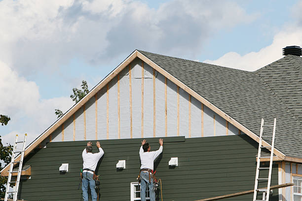 Professional Siding Installation technician working in Fredericktown, PA